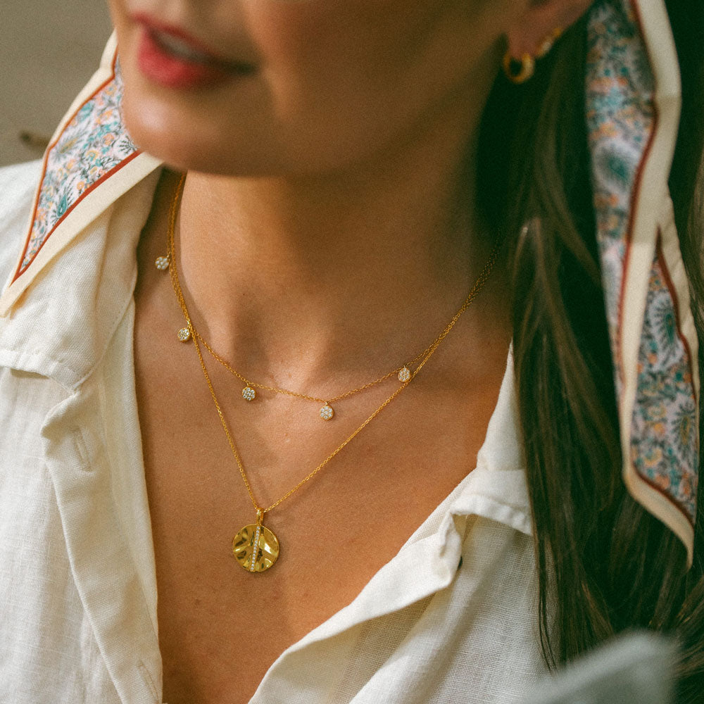 Glow Disc Necklace