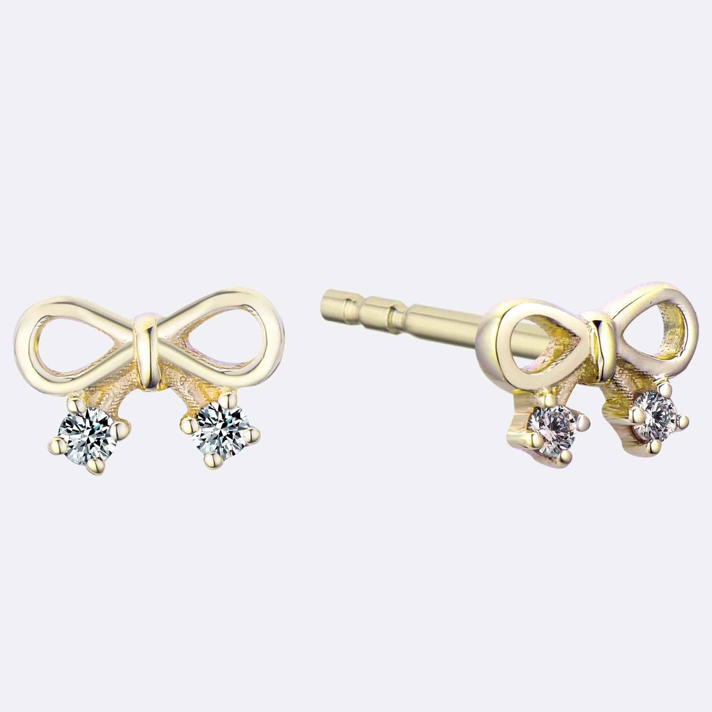 Dainty Bow Studs