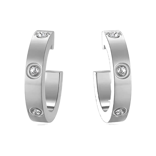 Love Hoop Earrings