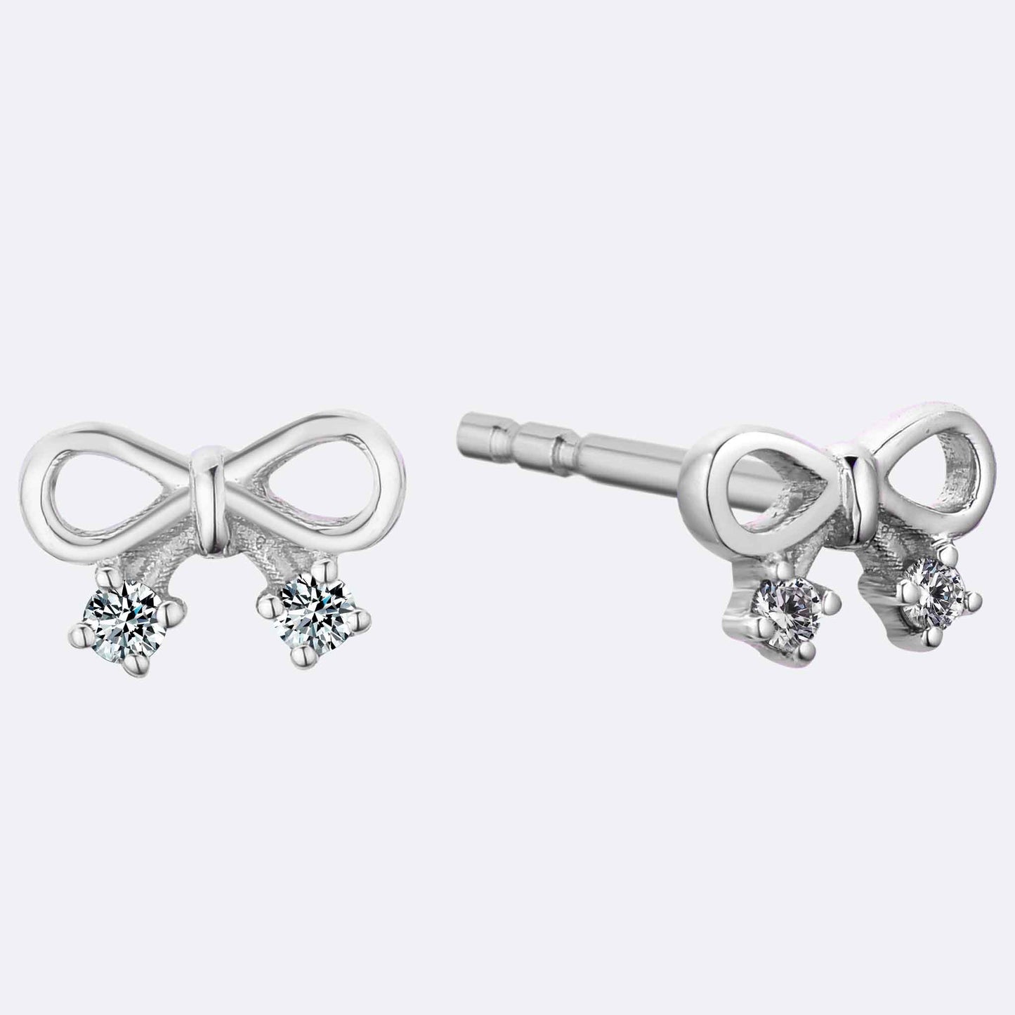 Dainty Bow Studs
