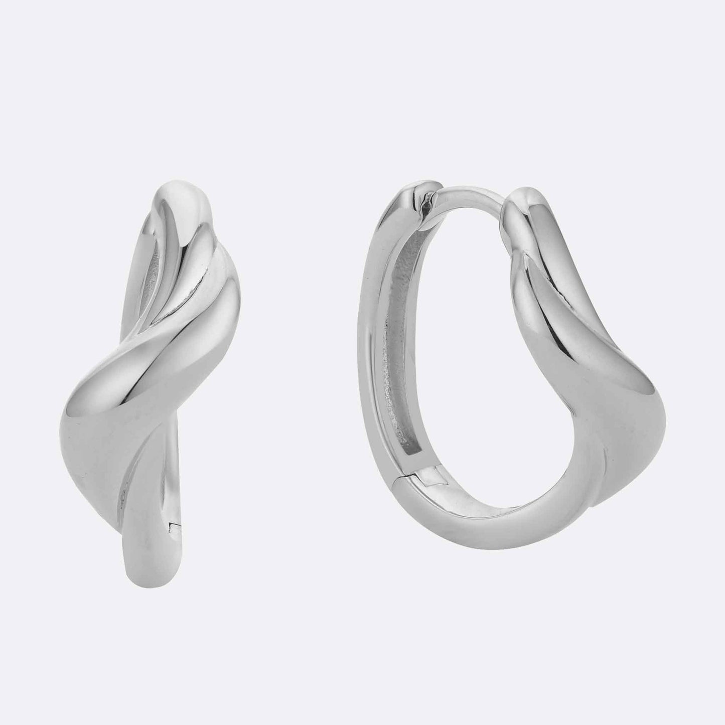Organic Wave Design Hoops