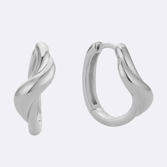 Organic Wave Design Hoops