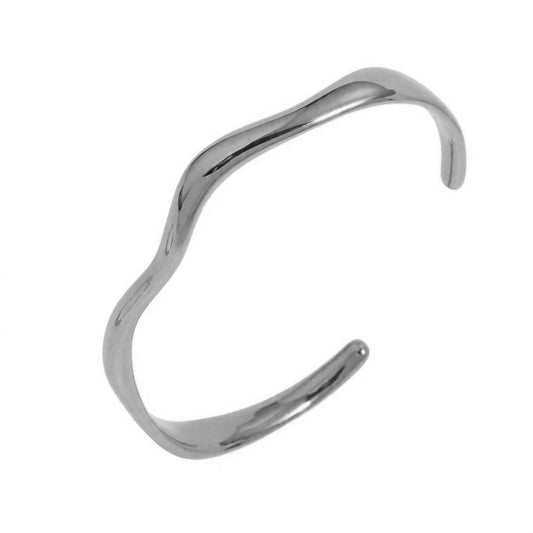 Sculpted Wave Bangle
