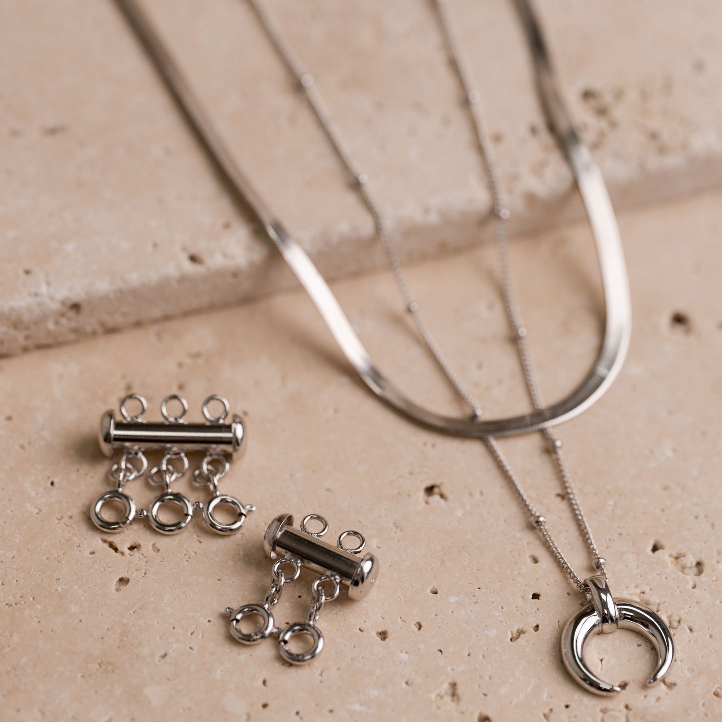Necklace Separator for Layered Necklaces - 2 Chains