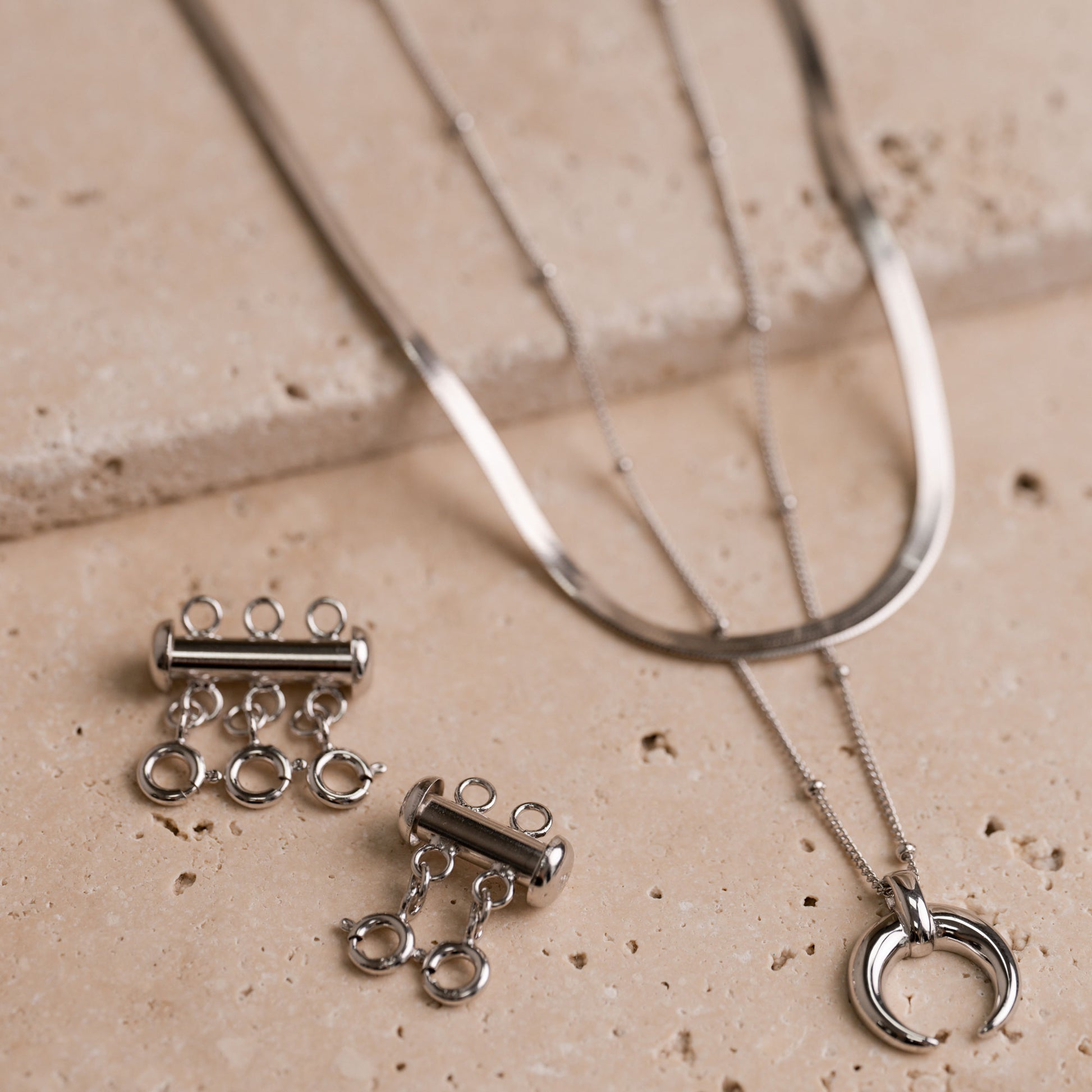 Sterling Silver Layered Necklace Separator – Grace Barlow Jewellery