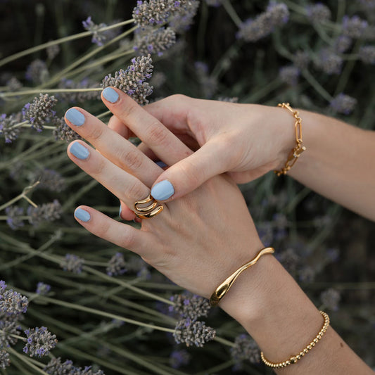 Sculpted Swirl Ring