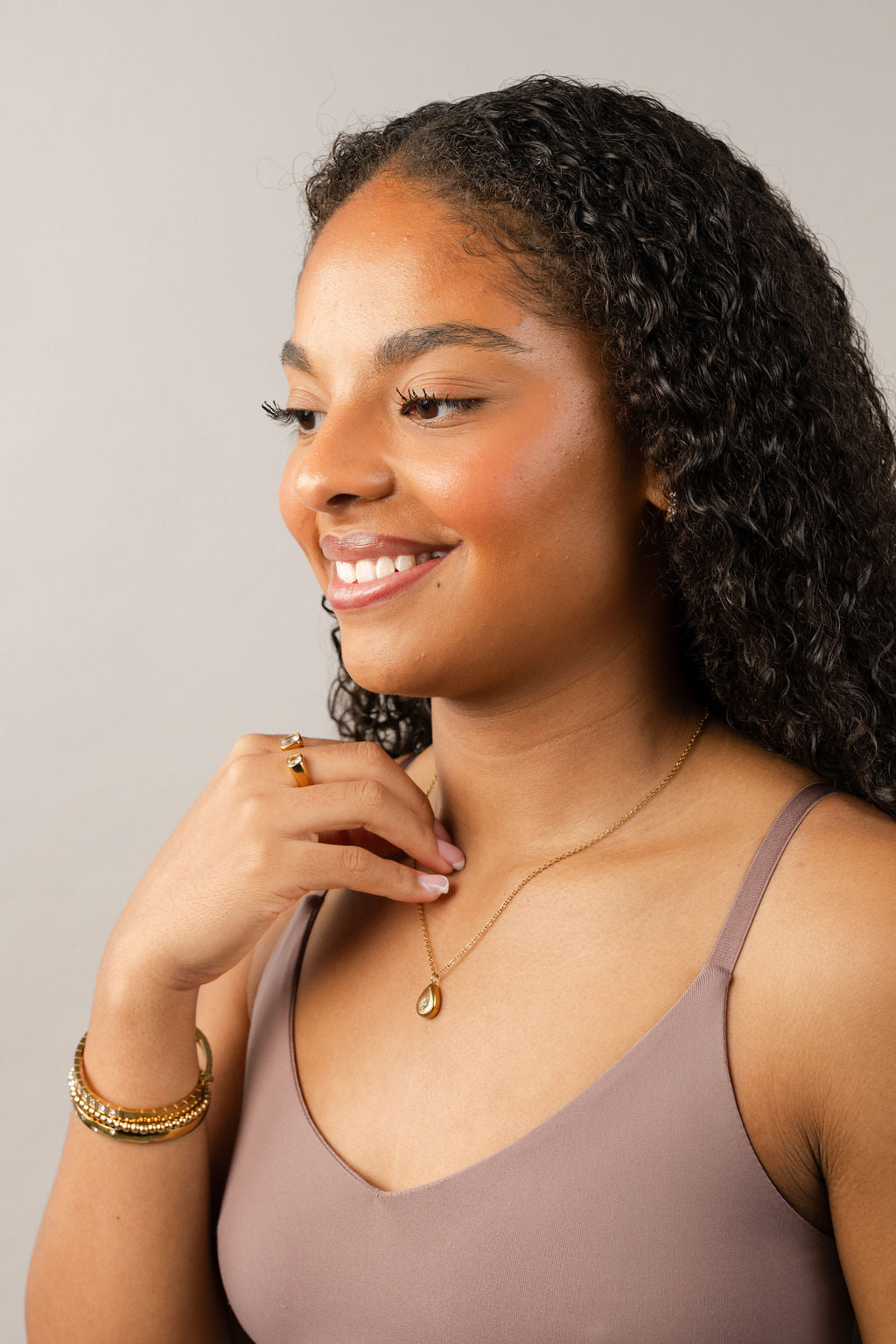 Star Drop Pendant Necklace