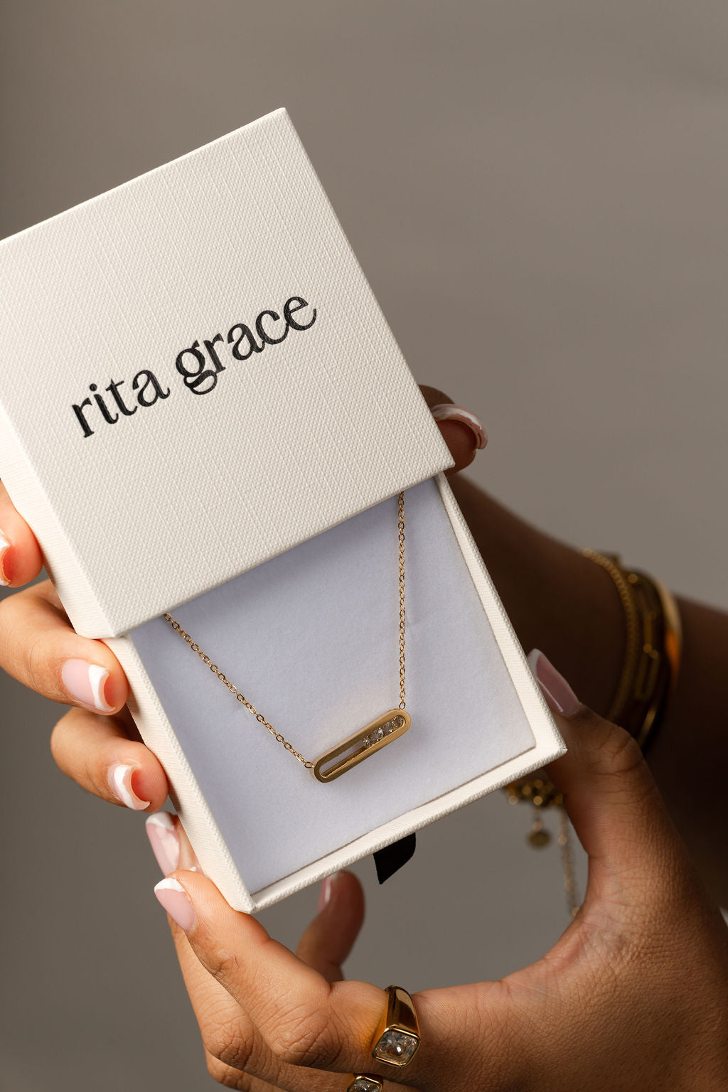 Kinetic Bezel Pendant Necklace