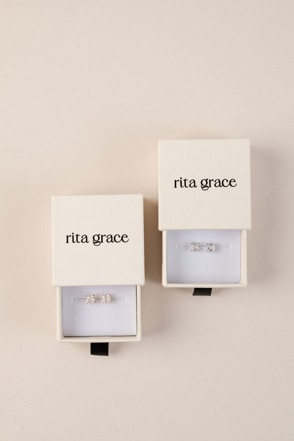 Princess Cut Square Everyday Studs