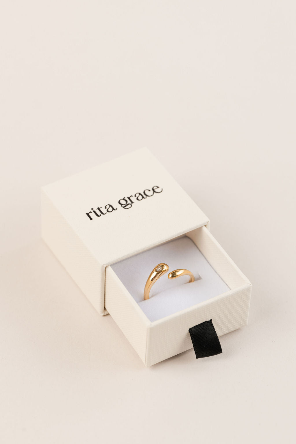 Twist Stone Ring