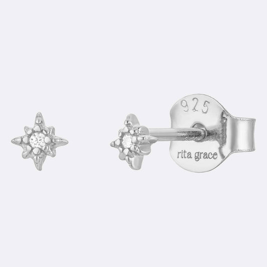 Celeste Petite Star Stud Earrings