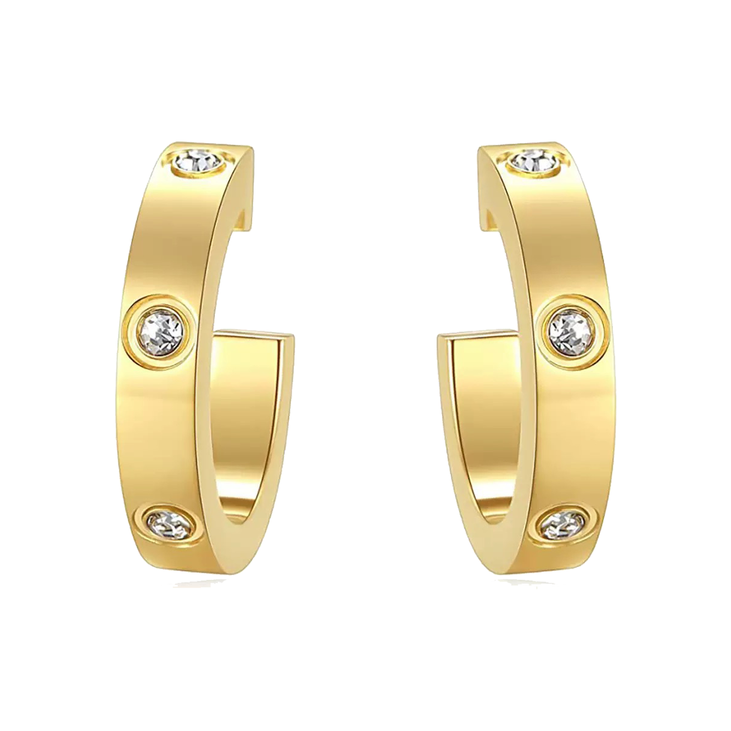 Love Hoop Earrings