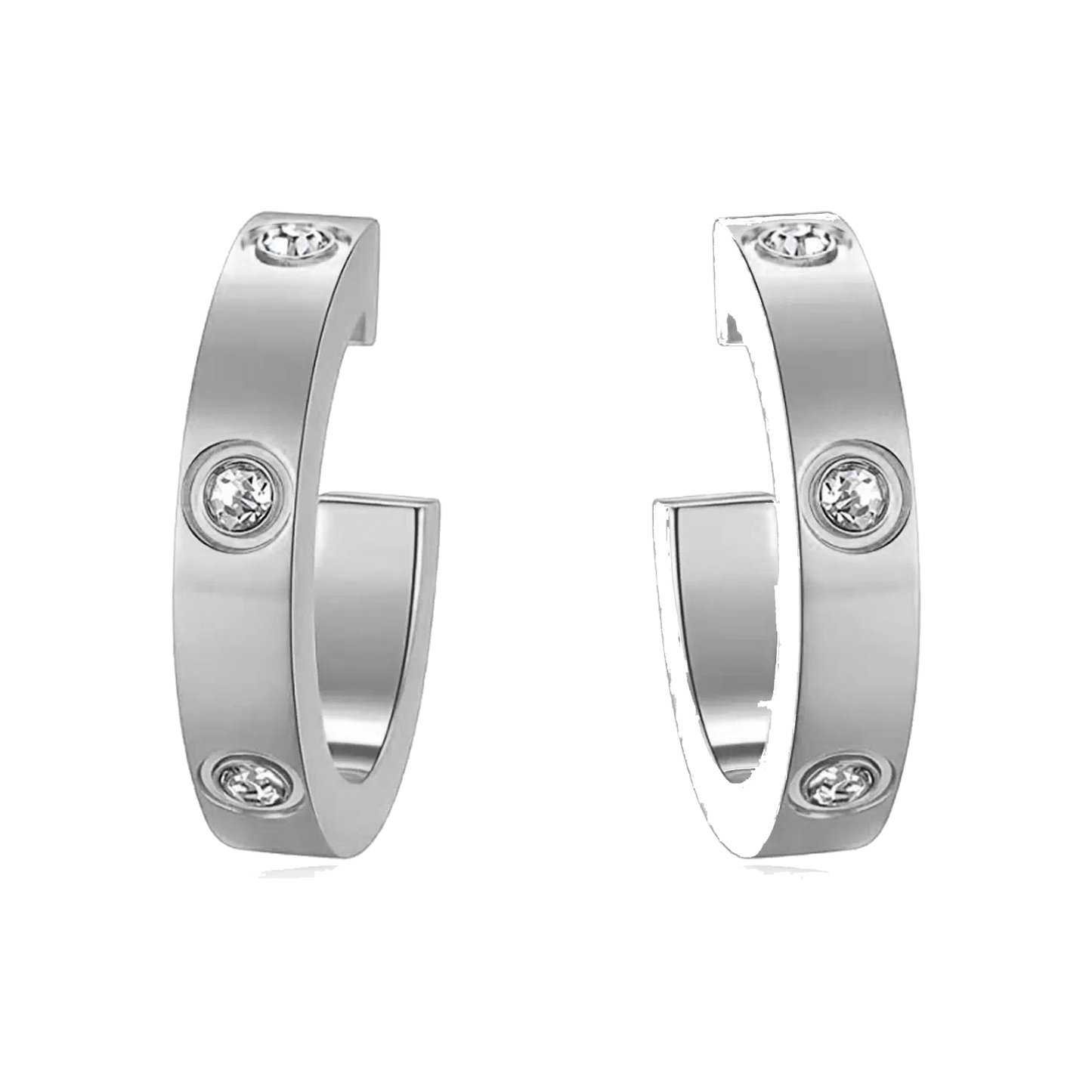 Love Hoop Earrings