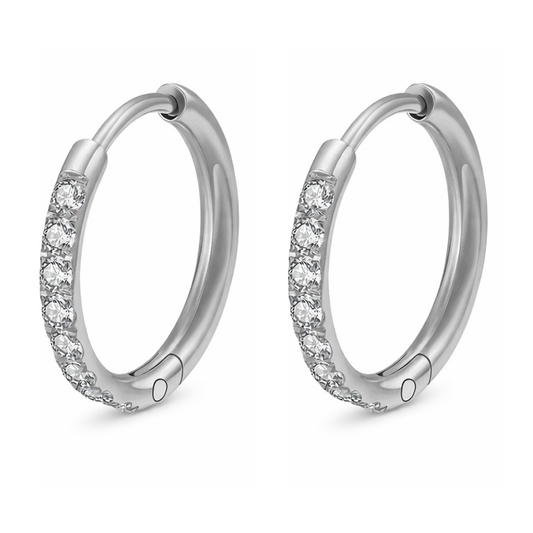 Everyday Sparkly Hoops